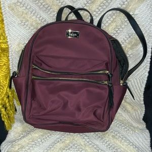 NWT Kate Spade Backpack In Burgundy  large